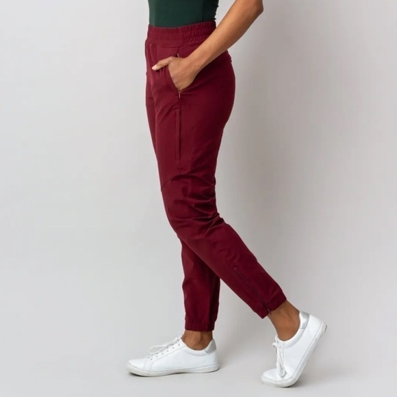 Alder Apparel Be Free Jogger Merlot Medium - Picture 2 of 12
